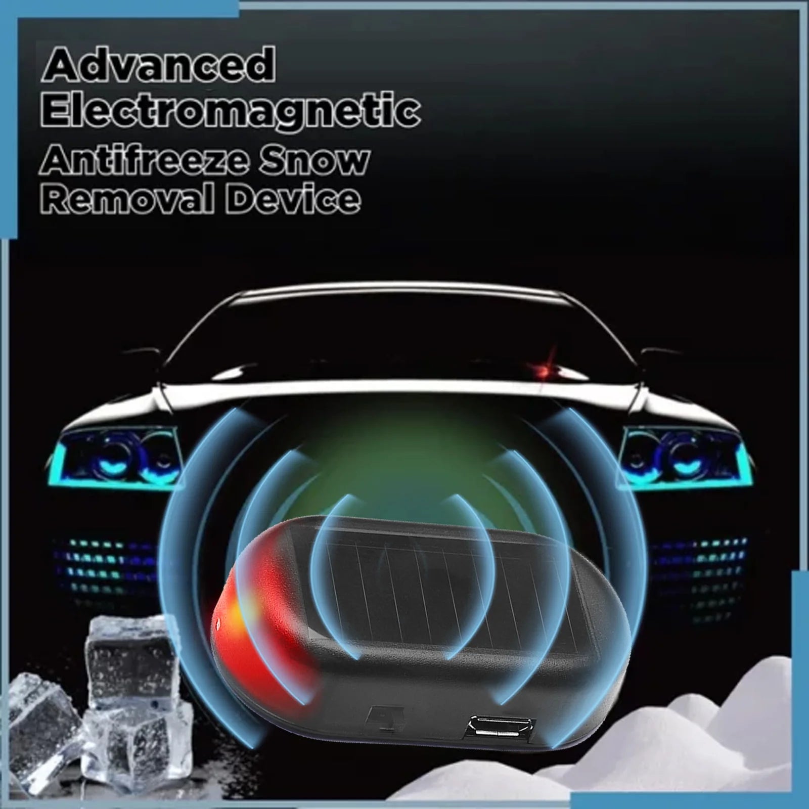 Interference Antifreeze Device Car Window Anti-Icing and Snow Jammer Winter Anti Ice and Snow Coverage Interference Antifreeze